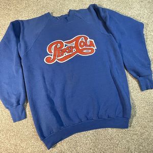 Vintage Fruit Of The Loom Sweatshirt Pepsi-Cola